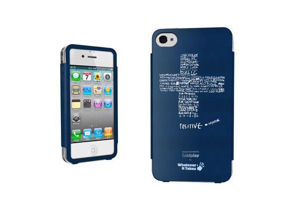 Foto Funda iPhone 4/4S Azul Coldplay - Whatever it Takes