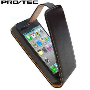 Foto Funda iPhone 4S / 4 Pro-Tec Executive Leather Flip Case