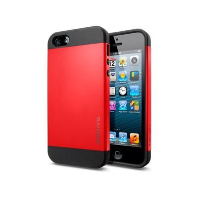 Foto Funda Iphone 5 Spigen Sgp Slim Armor Color - Rojo