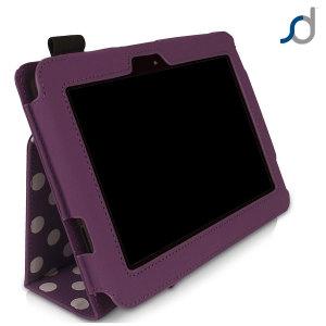 Foto Funda Kindle Fire HD Stand and Type - Circulos Morados