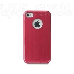 Foto Funda Metal Rosa Apple iPhone 4/4S Puro - PUFM156