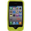 Foto Funda mooster trasera goma relieve diamante iphone 4 verde lima