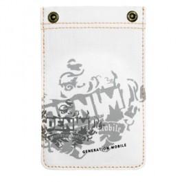 Foto funda movil golla pocket rivetto blanca
