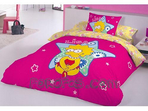 Foto Funda nórdica de 105 cm. de los Simpsons