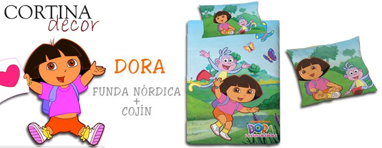 Foto Funda nórdica infantil modelo Dora Exploradora