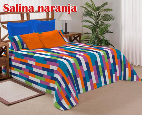 Foto Funda nórdica Salina naranja de Casa Deco - 90 cm Naranja