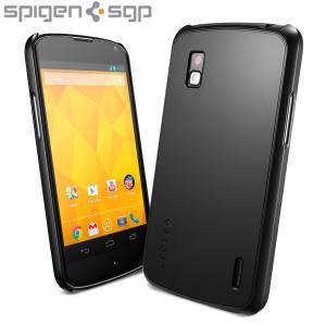 Foto Funda Nexux 4 Ultra Thin Air Series - Spigen SGP Negra