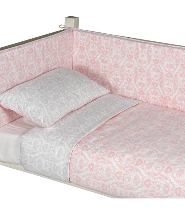 Foto Funda nordica 120-140 teo-noa rosa