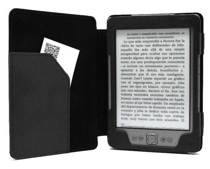 Foto Funda Polipiel para Kindle Negra