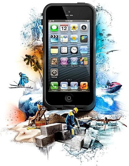Foto Funda protectora Lifeproof Fre negra iPhone 5