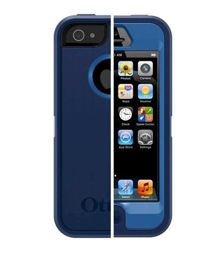 Foto Funda Robusta OtterBox Defender para iPhone 5 Azul