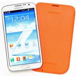 Foto Funda Samsung Galaxy Note 2 tipo estuche Original - EFC-1J9LOEGSTD- Naranja