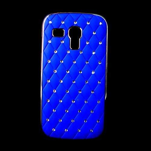 Foto Funda Samsung Galaxy S III Mini i8190 Diamante Lujo Azul