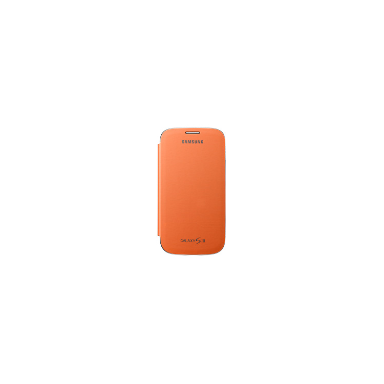 Foto Funda Samsung Galaxy S3 i9300 Flip Cover Original - Naranja