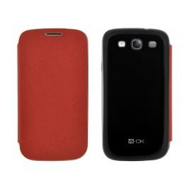 Foto funda samsung galaxy s3 roja flip blautel