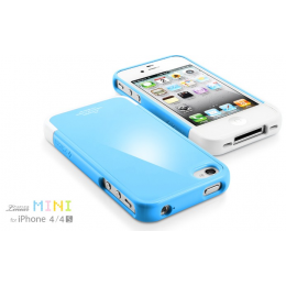 Foto Funda SGP Spigen Linear Mini Azul iPhone 4S/4