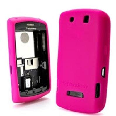 Foto Funda Silicona Blackberry 9500 Storm Rosa Calidad