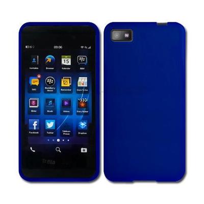 Foto Funda Silicona Blackberry Z10 Carcasa Goma Azul