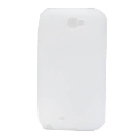 Foto Funda Silicona Blanca Samsung Galaxy Note 2
