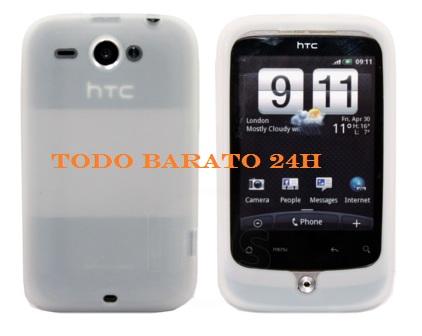Foto Funda silicona blanca wildfire g8