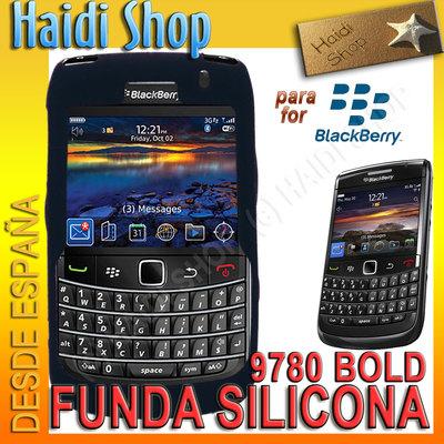 Foto Funda Silicona Goma Gel Carcasa P Blackberry 9780 Bold Case Silicone Bb Negra