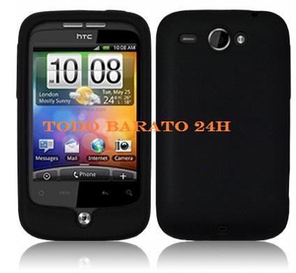 Foto Funda silicona negra Wildfire G8