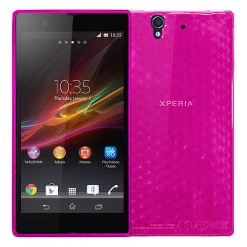Foto Funda Silicona Rosa Sony Xperia Z