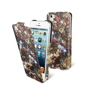 Foto Funda Slim Flores Apple iPhone 5 Vellutto