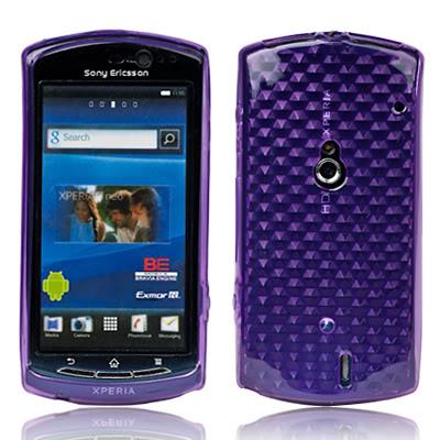 Foto Funda Sony Ericsson Xperia Neo V Gel Violeta Morada