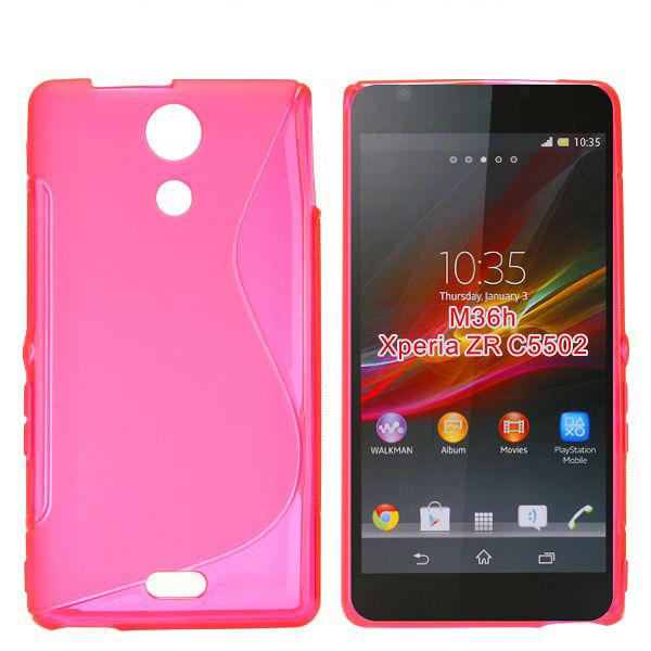 Foto Funda Xperia ZR - Sline Rosa