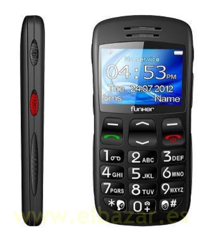 Foto Funker S40 teléfono móvil con números grandes