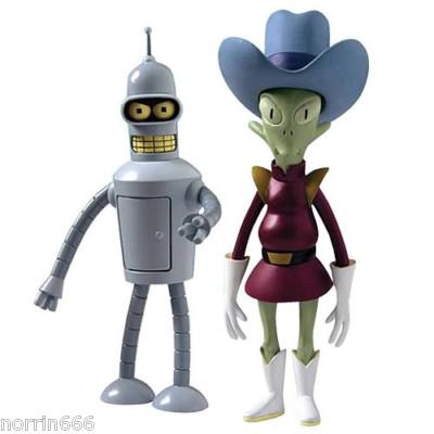 Foto Futurama : Bender & Kif Kroker 2 Figuras Pvc Toynami