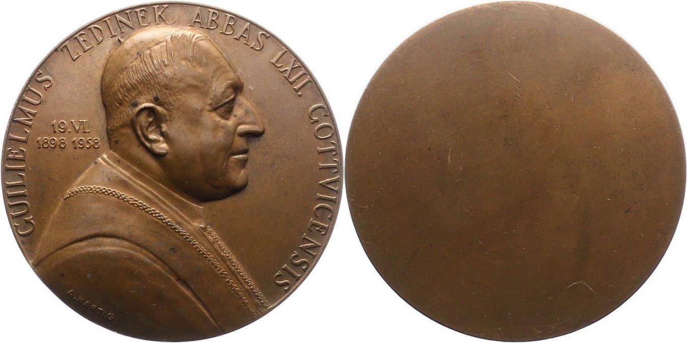 Foto Göttweig, Abtei Einseitige Bronzemedaille 1958
