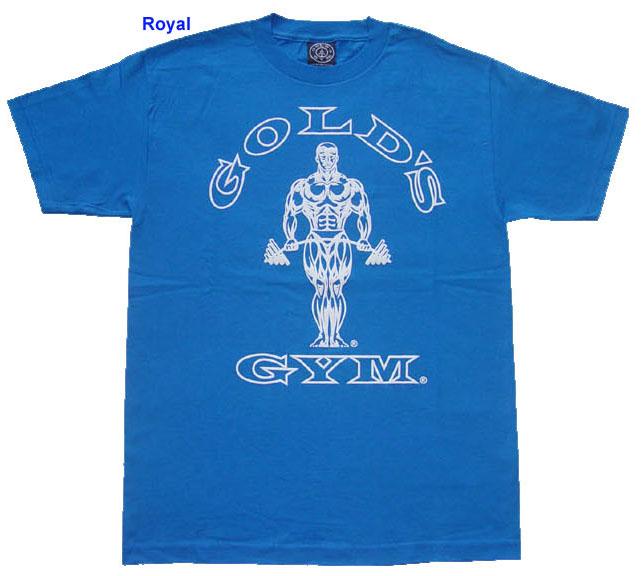 Foto G101 Golds Gym Bodybuilding T Shirt TO icon M Royal