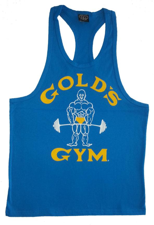 Foto G310 Golds Gym Racerback Tank Top Joe Logo XXL Turquoise