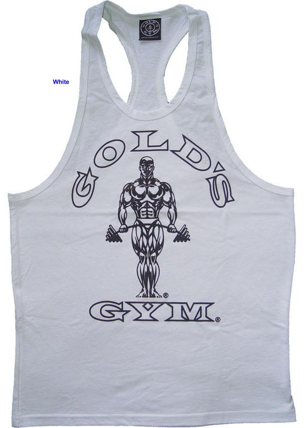 Foto G311 Golds Gym Workout Tank Top TO logo XXL White