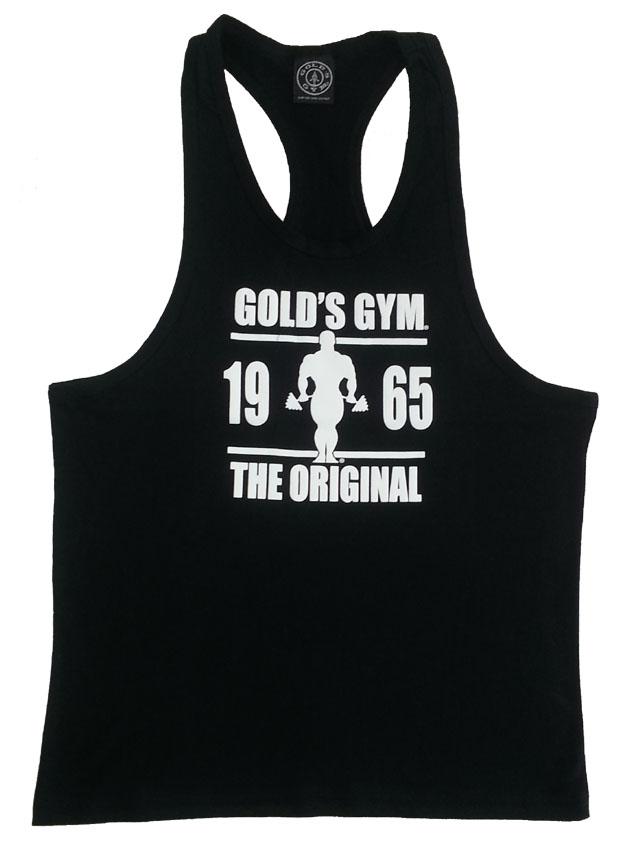 Foto G317 Golds Gym Racer Back Tank Tops 1965 logo XL Black