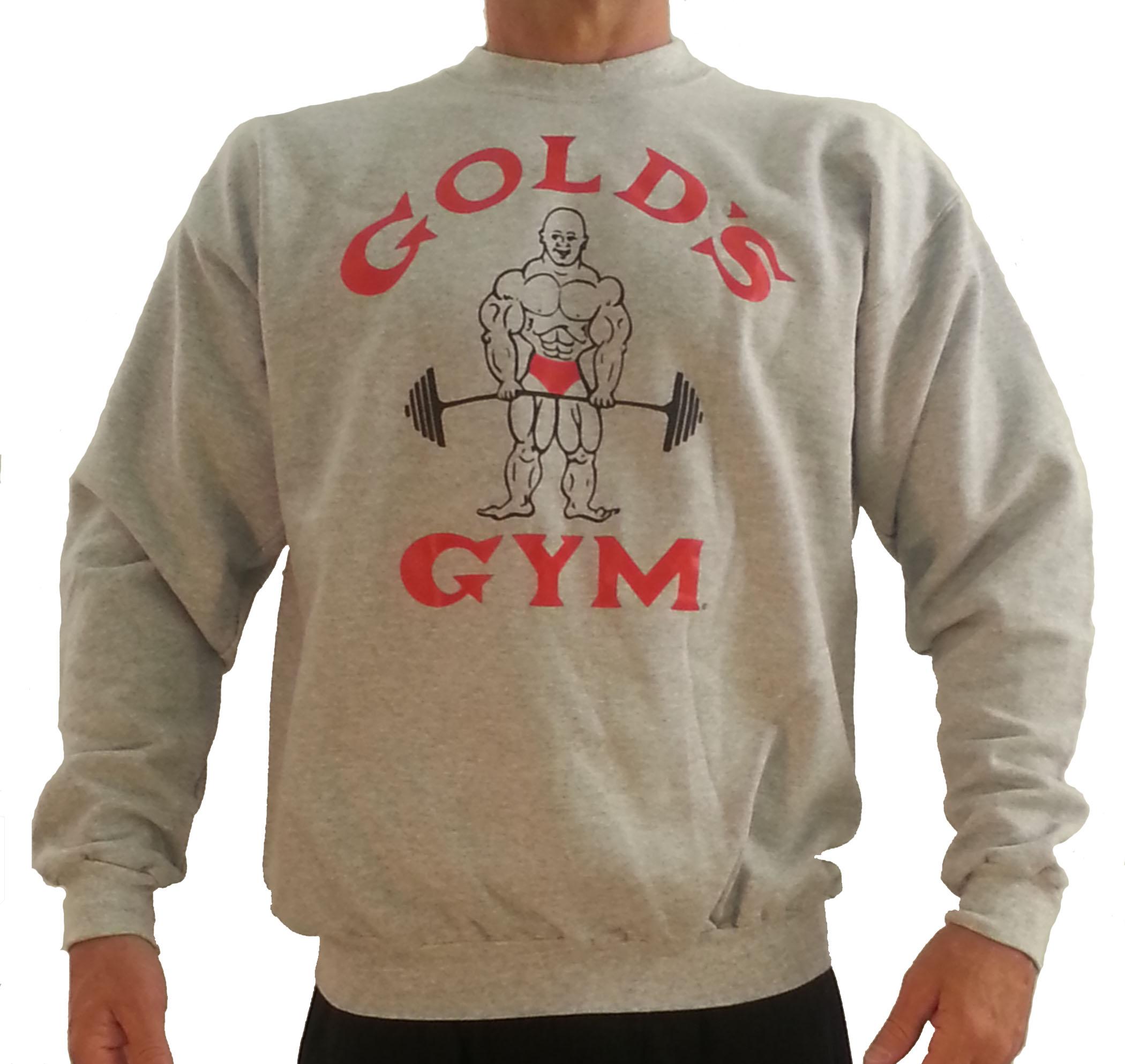Foto G800 Golds Gym Sweatshirt Joe logo L Grey