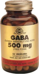 Foto GABA 500 mg, 50 capsulas - Solgar