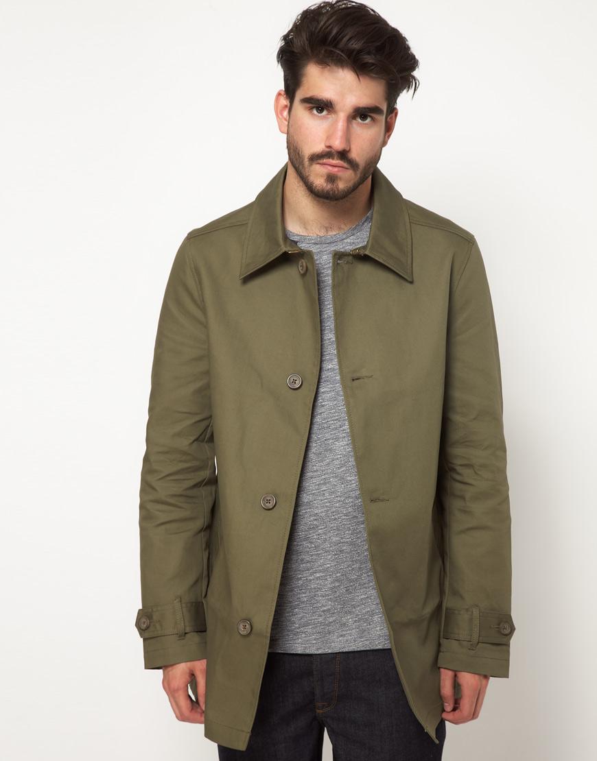 Foto Gabardina de ASOS Licen green