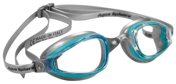 Foto Gafas Aquasphere K180 Aqua Green Silver Woman