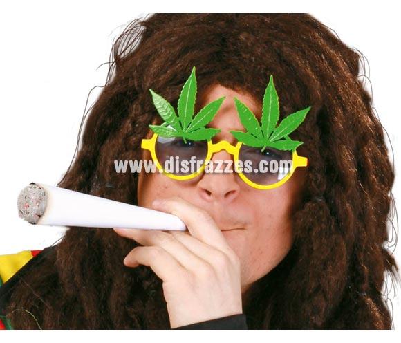 Foto Gafas de Rastafari con hojas de Marihuana