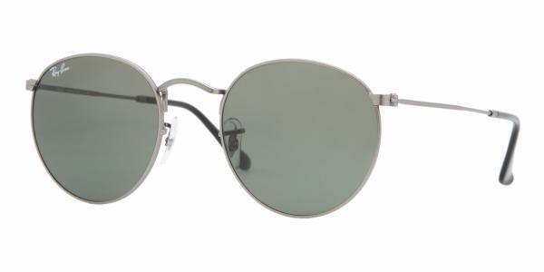 Foto Gafas de sol - Ray-Ban Sun Collection - RB3447 ROUND METAL - 029/K3 MATTE GUNMETAL CR.POLAR GRAY MIRROR SILVER