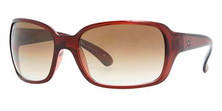 Foto Gafas de sol - Ray-Ban Sun Collection - RB4068 - 829/51 TOP BROWN PIPE ON PINK CRYSTAL BROWN GRADIENT