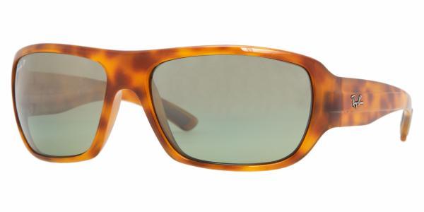 Foto Gafas de sol - Ray-Ban Sun Collection - RB4150 - 803/M4 YELLOW HAVANA CR.POLAR GREEN MIRROR SILV.GR.