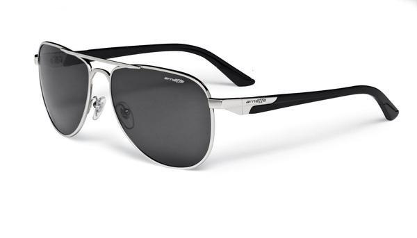 Foto Gafas de sol ARNETTE One Time - 507/87 Silvr/blk Temple/grey
