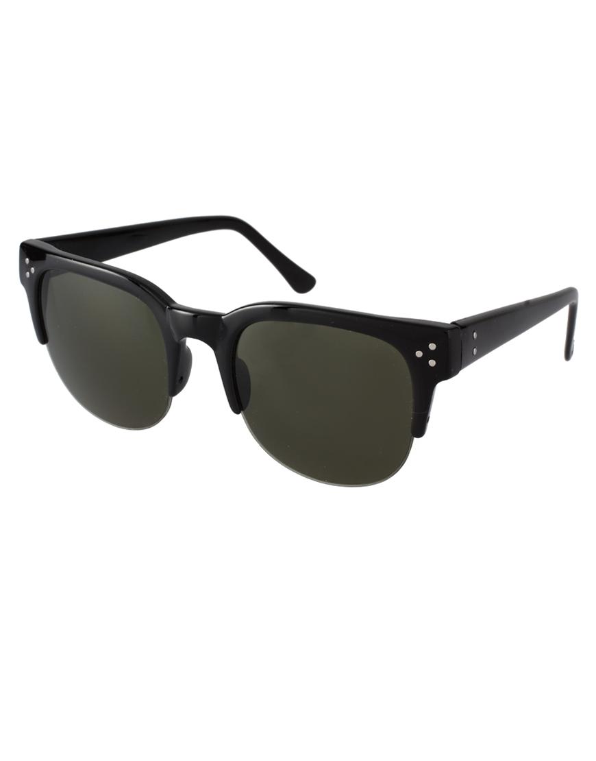 Foto Gafas de sol con aberturas de Cheap Monday Negro