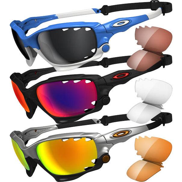 Foto Gafas de sol con lentes polarizadas Oakley - Racing Jacket Silver
