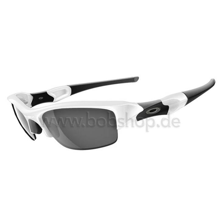 Foto Gafas de sol Oakley Flak Jacket blanco pulido/negro iridium