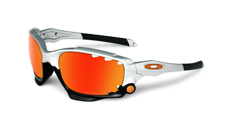Foto Gafas de sol OAKLEY Racing Jacket - Silver W/fire Irid Pol P